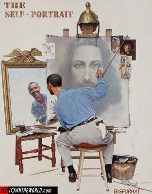 obama self-portrait